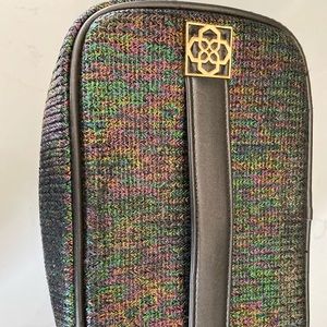 Kendra Scott travel train case black iridescent